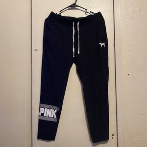 Pink Victoria’s Secret joggers/sweats